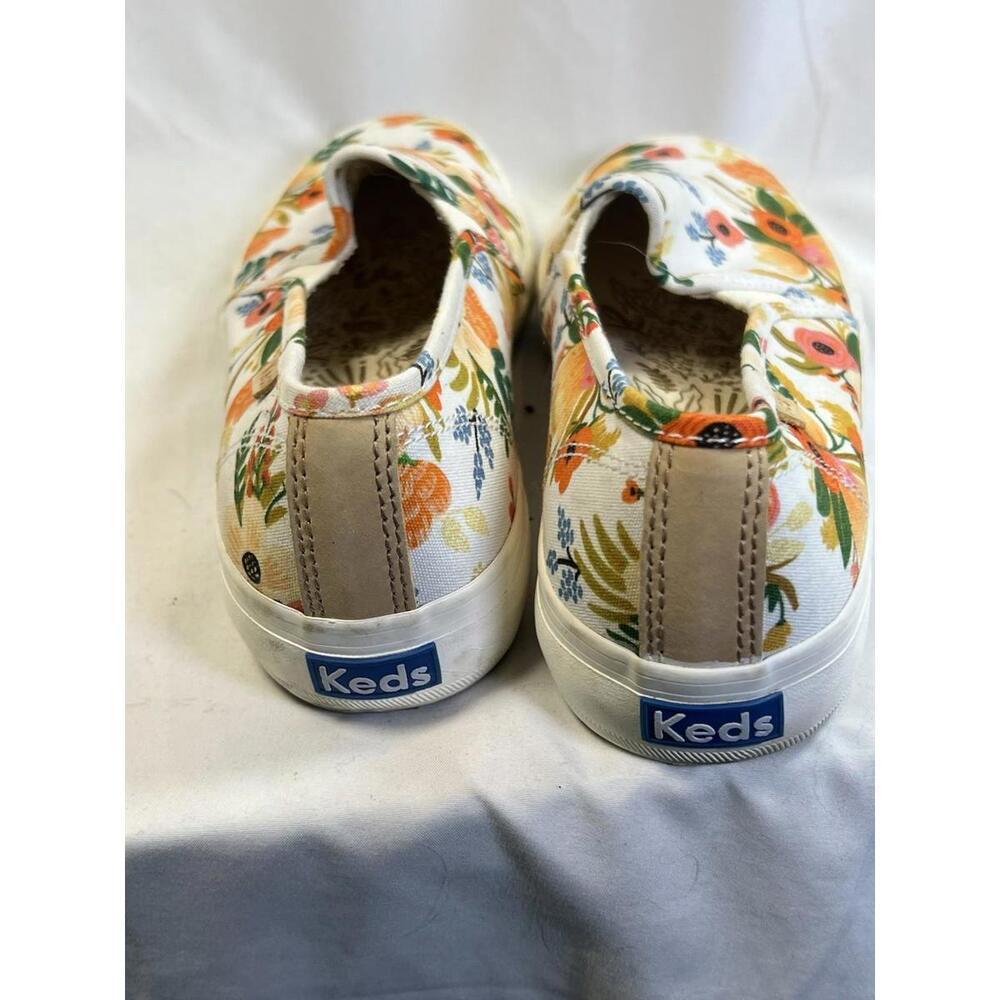Keds Rifle Paper Company Juliet Slip Ons Size 6 WUC Floral - Picture 4 of 9